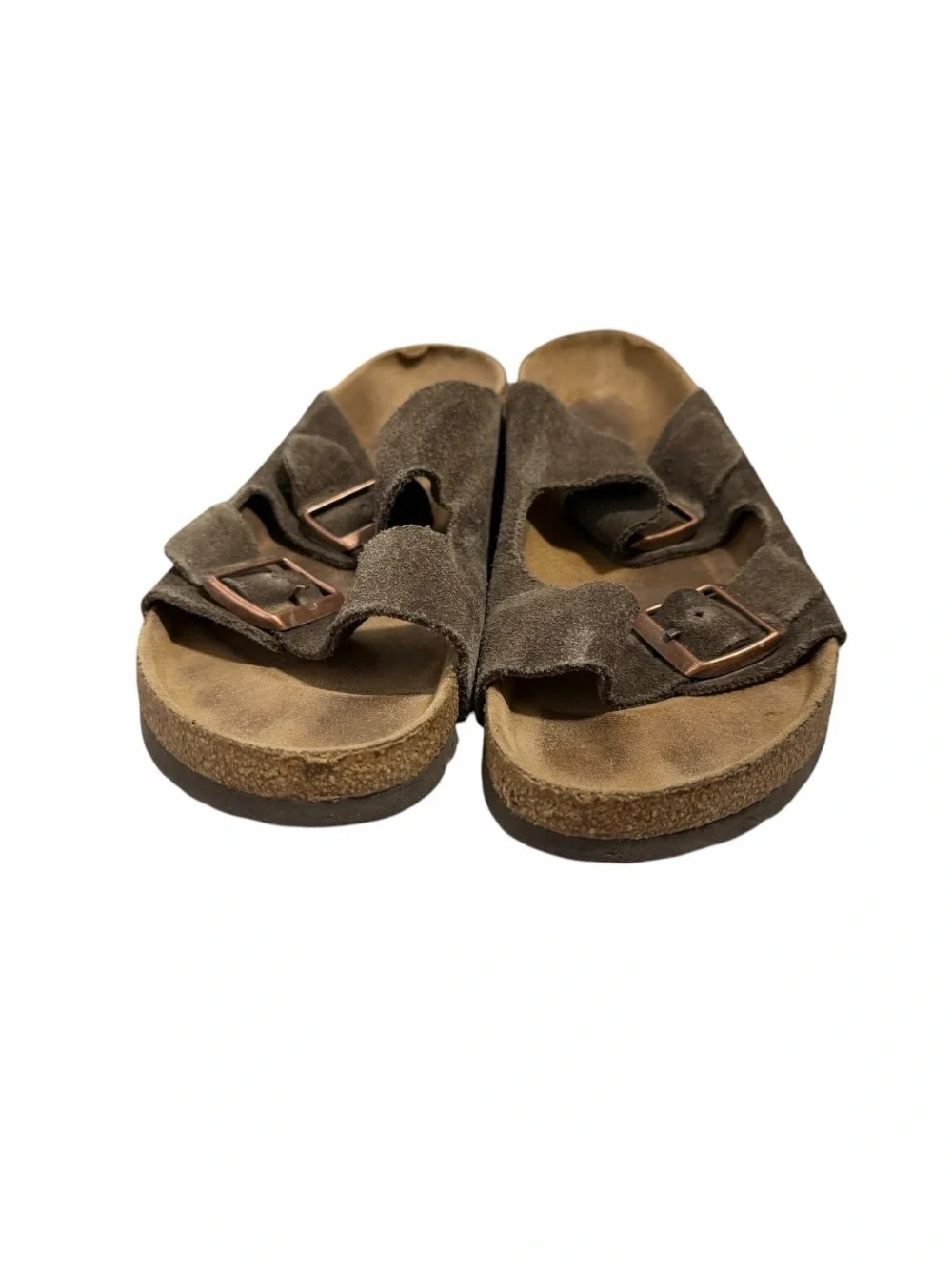 Birkenstock Arizona Brown Suede Sandals